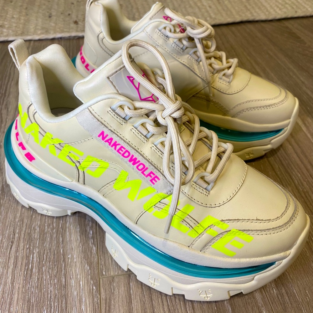 Naked Wolfe Fighter Cloud Sneakers Size 9 US, 39 EU, 6 UK